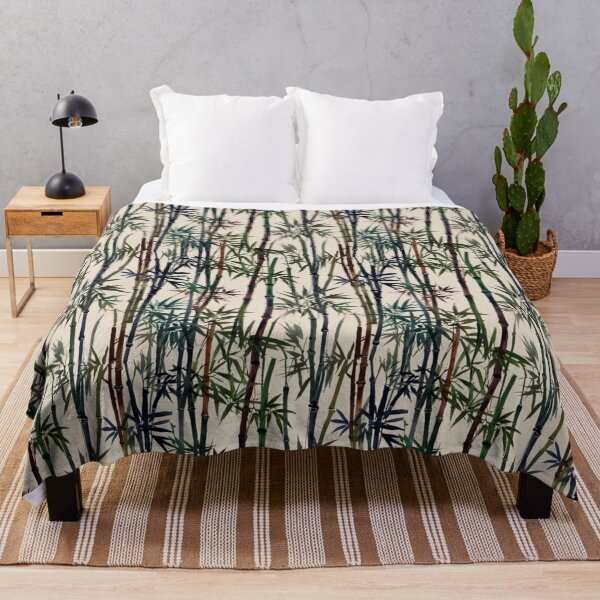 Item preview, Multicolored Bamboo Brushstroke Pattern designed and sold by Glam-OOTD.