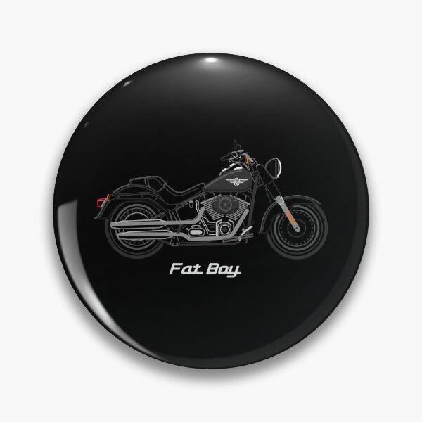 Item preview, Motorcycle Fatboy (2017-) black designed and sold by Dress2Drive.