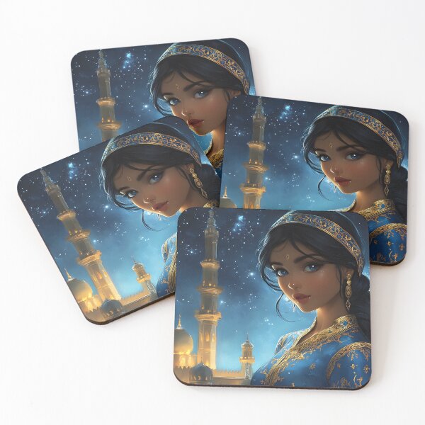Item preview, Enchanting Princess with Mystic Night Background designed and sold by Artessie.