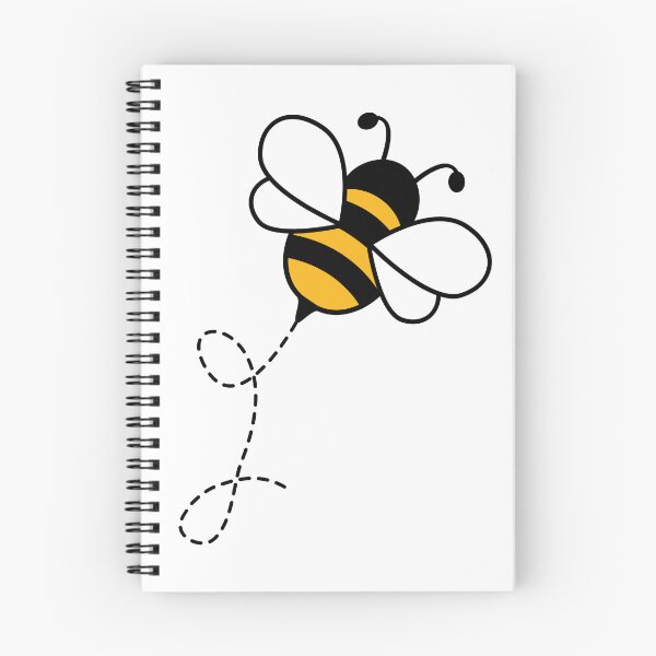 Item preview, Adorable Bee Buzzing with a Dotted Trail designed and sold by Nathalia Montoro.