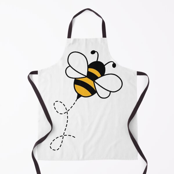 Item preview, Adorable Bee Buzzing with a Dotted Trail designed and sold by Nathalia Montoro.