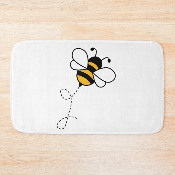 Item preview, Adorable Bee Buzzing with a Dotted Trail designed and sold by Nathalia Montoro.