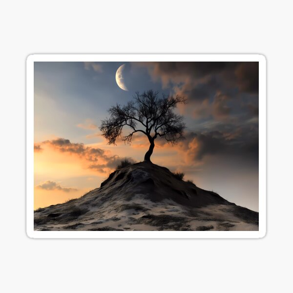Item preview, Whispers of the Lonely Tree designed and sold by Wizard Prints.