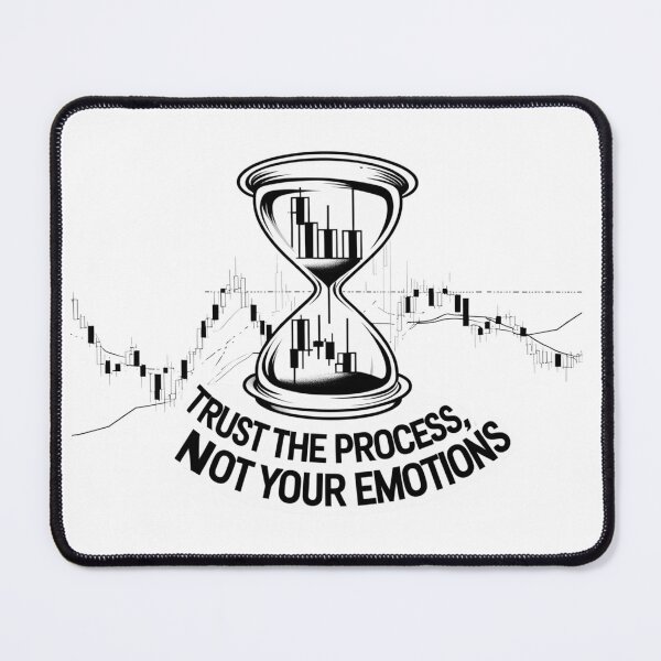 Item preview, "Trust the process, not your emotions" Gift For Trader designed and sold by D1dymos.