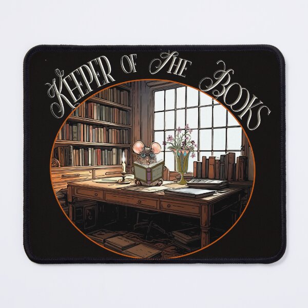 Item preview, I am the Keeper of Books ! designed and sold by Salzanos.