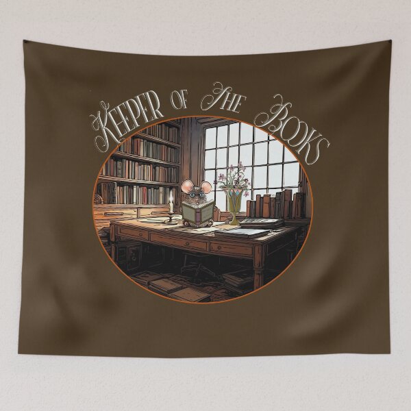 Item preview, I am the Keeper of Books ! designed and sold by Salzanos.