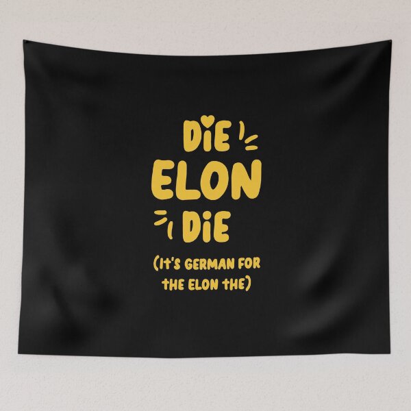 Item preview, Stop Elon Musk designed and sold by BethsdaleArt.