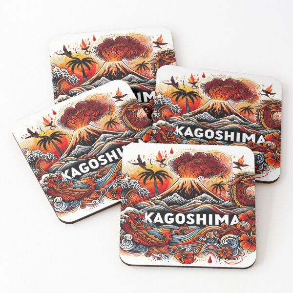 Item preview, Kagoshima – Trendy Seamless Pattern | Aesthetic Abstract Design for Fashion & Decor designed and sold by Imaginarium of Chaos falcon88 .