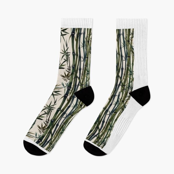 Item preview, Multicolored Bamboo Brushstroke Pattern designed and sold by Glam-OOTD.
