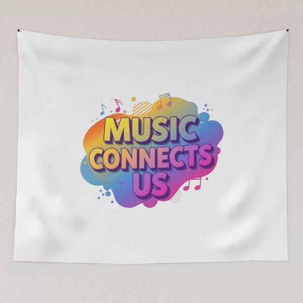 Item preview, Music connects us  designed and sold by Shivam Arora.