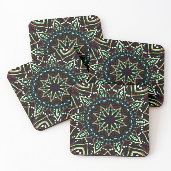 Item preview, Multiple colours  on dark background  designed and sold by roshana3.