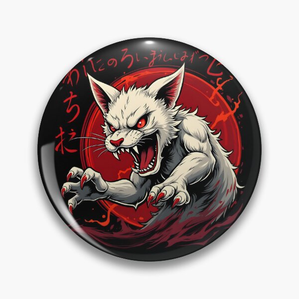 Item preview, Oni Cat – Savage Demon Feline designed and sold by Nihonify.