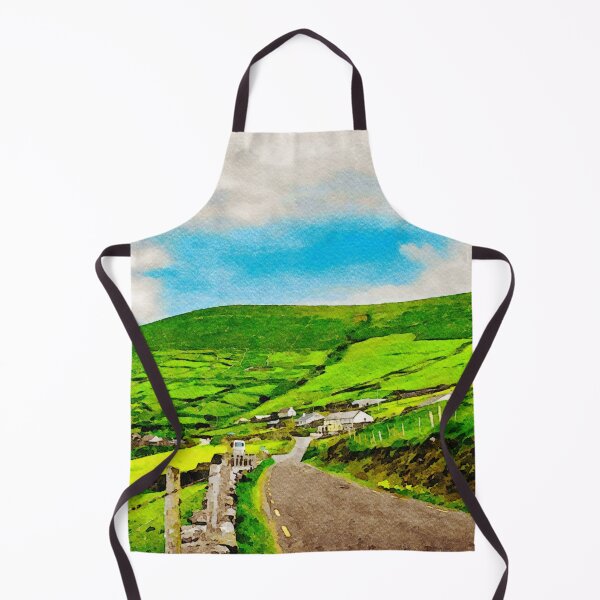 Item preview, Picturesque watercolor of Coumeenoole on the Dingle Peninsula in Ireland designed and sold by GestaltImagery.