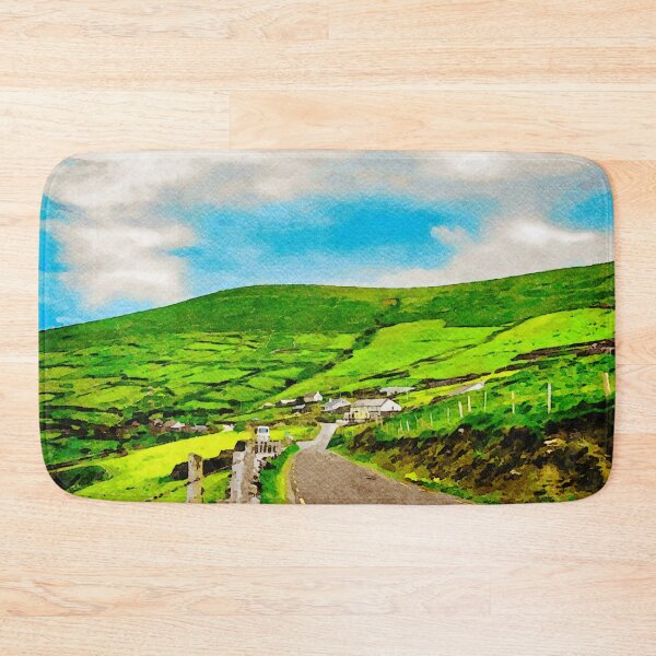 Item preview, Picturesque watercolor of Coumeenoole on the Dingle Peninsula in Ireland designed and sold by GestaltImagery.