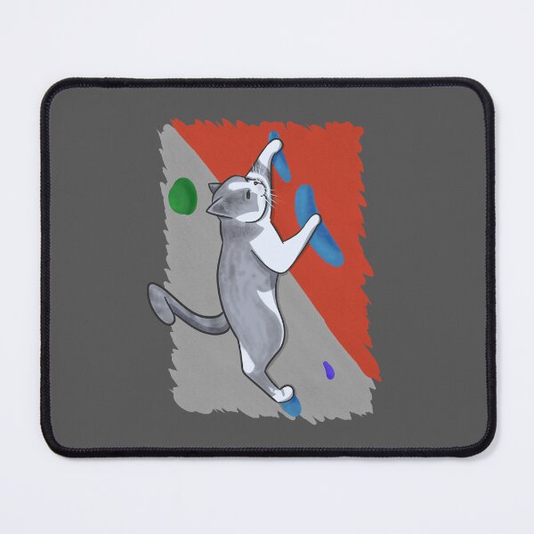 Item preview, Bouldering cat on wall designed and sold by Johka.