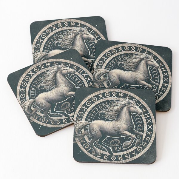 Item preview, Sleipnir – Odin’s Sacred Horse | Mystical Viking Symbol designed and sold by RavenRunes.