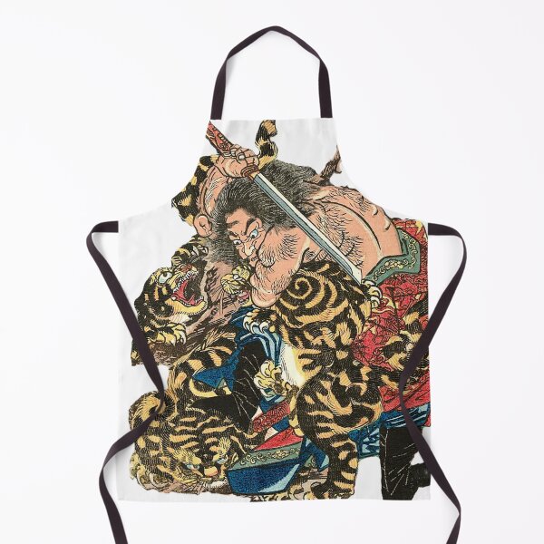 Item preview, UKIYOE Kuniyoshi【黒旋風李逹】 designed and sold by LOVEandPIECE-JP.