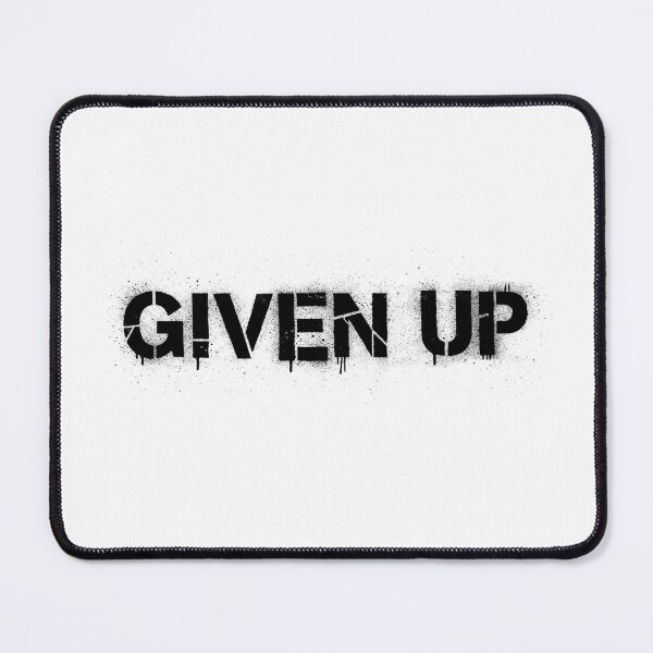 Item preview, LP - Given Up (Black Letters) - Stencil Graffiti Style designed and sold by GraffitiLab.
