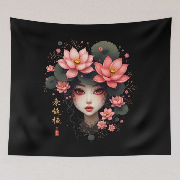 Item preview, Japanese Pagoda Under the Moonlight designed and sold by Nihonify.