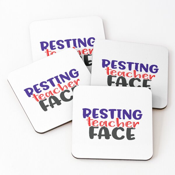 Item preview, Resting Teacher Face designed and sold by InfoBytes Academy.