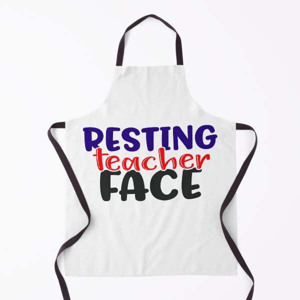 Item preview, Resting Teacher Face designed and sold by InfoBytes Academy.