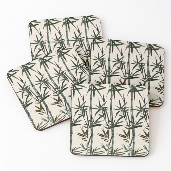 Item preview, Multicolored Bamboo Brushstroke Pattern designed and sold by Glam-OOTD.