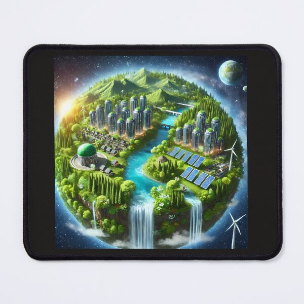 Item preview, Eco-Future: Green Planet of the Future designed and sold by Marcinkowski-studio .