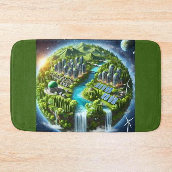 Item preview, Eco-Future: Green Planet of the Future designed and sold by Marcinkowski-studio .