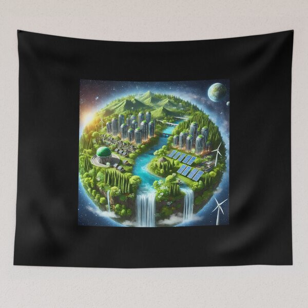 Item preview, Eco-Future: Green Planet of the Future designed and sold by Marcinkowski-studio .