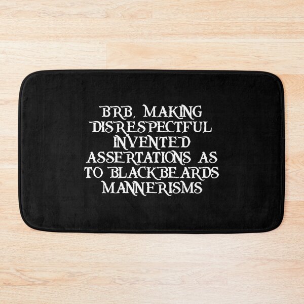 Item preview, Blackbeard's mannerisms designed and sold by ramsaybaggins.