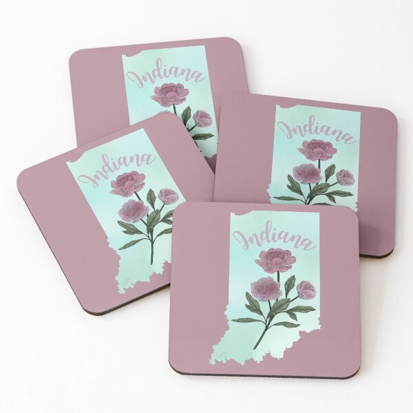 Item preview, Indiana State Flower: Peony designed and sold by Marguerite Artistry.