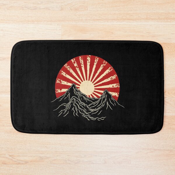 Item preview, Rising Sun and Mountain Peaks designed and sold by Nihonify.