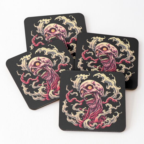 Item preview, Undead horror Tattoo Zombie Graphic design illustration designed and sold by Vintage Designs +.