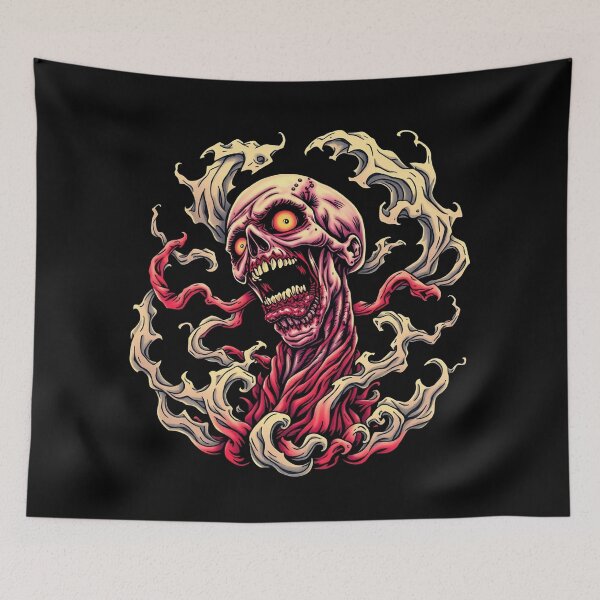 Item preview, Undead horror Tattoo Zombie Graphic design illustration designed and sold by Vintage Designs +.