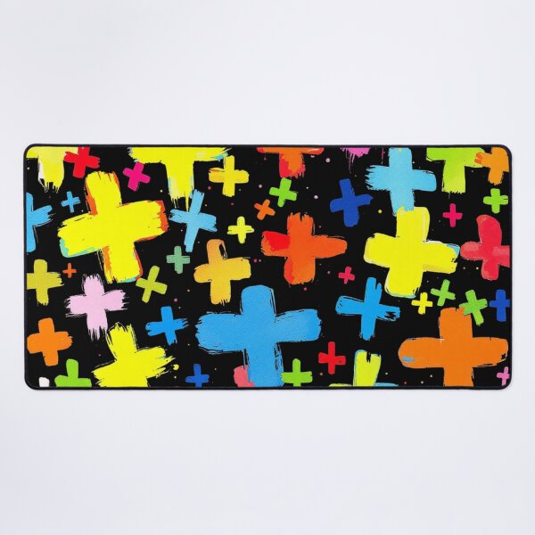 Item preview, Colorful Abstract Cross Pattern – Watercolor Design designed and sold by MysticArtisan.