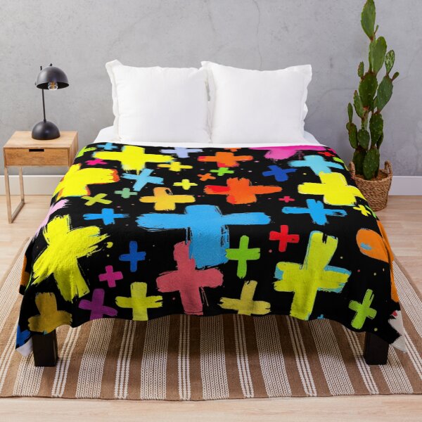 Item preview, Colorful Abstract Cross Pattern – Watercolor Design designed and sold by MysticArtisan.