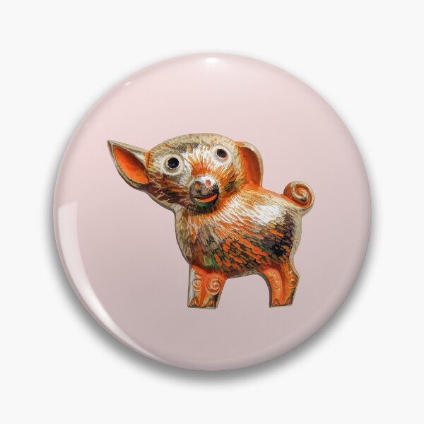 Item preview, Surprised pig with cracked paint. designed and sold by fishwithout.