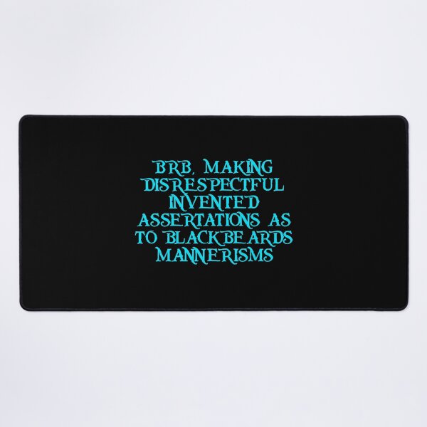 Item preview, Blackbeard's mannerisms designed and sold by ramsaybaggins.