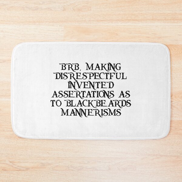 Item preview, Blackbeard's mannerisms designed and sold by ramsaybaggins.