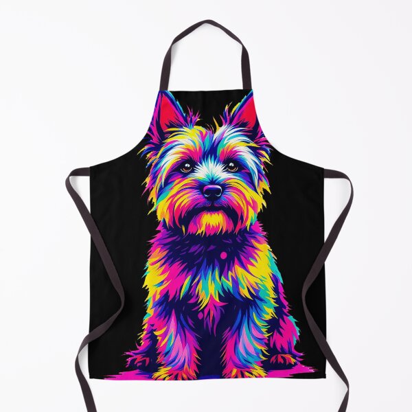Item preview, NEON CAIRN TERRIER – COLORFUL CANINE ART designed and sold by SteadyRolling.