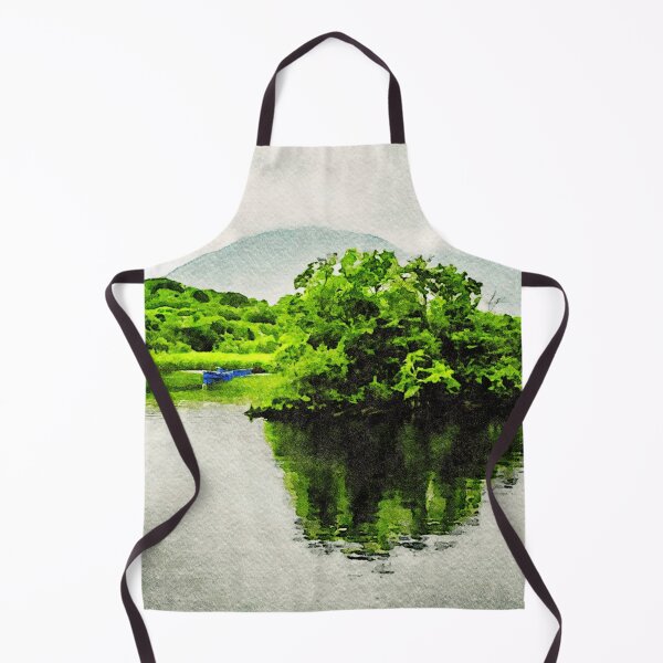 Item preview, Watercolor landscape of Lough Leane in County Kerry, Ireland. designed and sold by GestaltImagery.