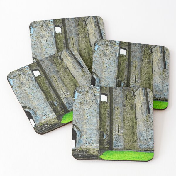 Item preview, Watercolor depiction of the historic Rock of Cashel in Ireland designed and sold by GestaltImagery.