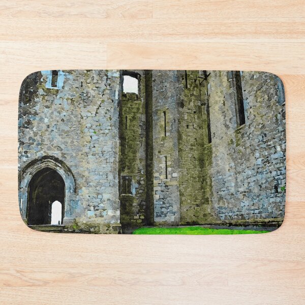 Item preview, Watercolor depiction of the historic Rock of Cashel in Ireland designed and sold by GestaltImagery.