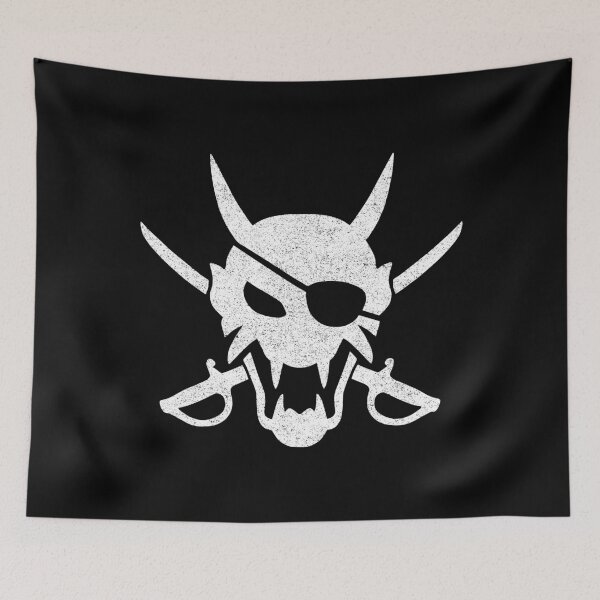 Artikelvorschau, Pirat Yakuza Jolly Roger entworfen und verkauft von huckblade.