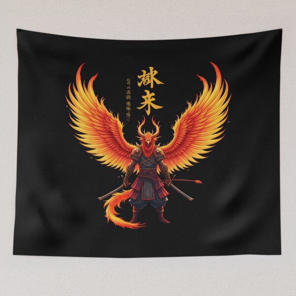 Item preview, Fiery Phoenix Guardian designed and sold by Nihonify.
