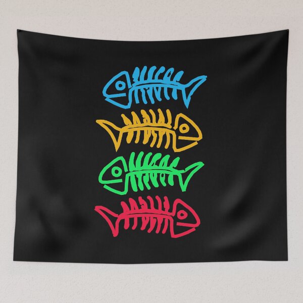 Item preview, 4 Colourful Fishbones designed and sold by iamdesigns14.