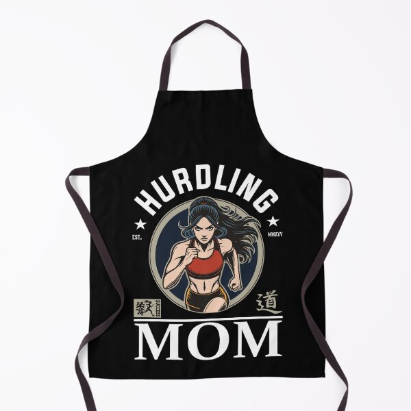 Item preview, Hurdling Mom – The Hurdler & Sporty Mom designed and sold by RetroMaritalArt.