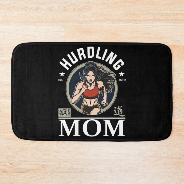 Item preview, Hurdling Mom – The Hurdler & Sporty Mom designed and sold by RetroMaritalArt.