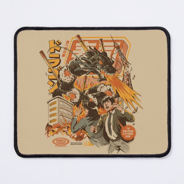 Item preview, Sushi Dragon Attack designed and sold by Ilustrata®.