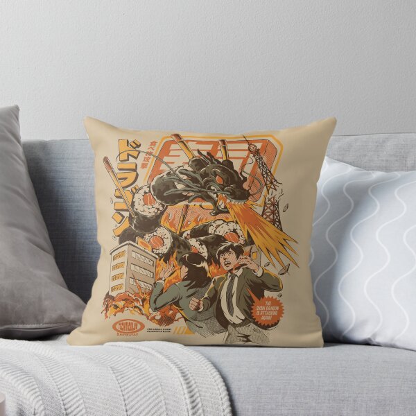 Item preview, Sushi Dragon Attack designed and sold by Ilustrata®.